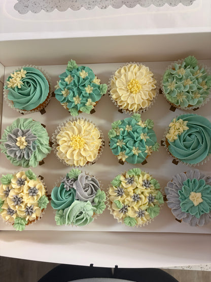 🌸 Sweet Garden Cupcakes 🌸 - Floral Boxes
