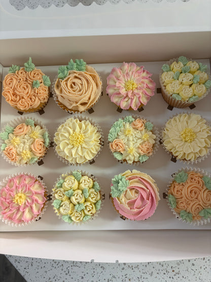 🌸 Sweet Garden Cupcakes 🌸 - Floral Boxes