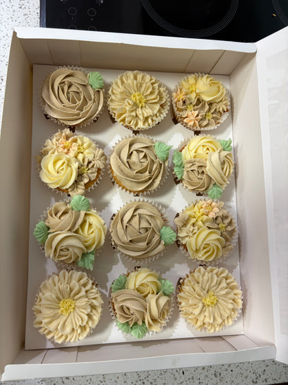 🌸 Sweet Garden Cupcakes 🌸 - Floral Boxes